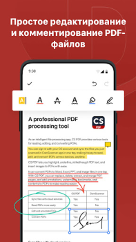 Download CS PDF Reader - PDF Editor Kerja untuk Android tangkapan layar 4