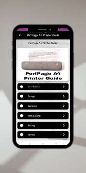 Download PeriPage-A4-Printer-Guide Kerja untuk Android tangkapan layar 3