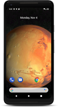Download Mars 3D Live Wallpaper Personalisasi untuk Android tangkapan layar 2