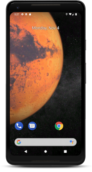 Download Mars 3D Live Wallpaper Personalisasi untuk Android tangkapan layar 3