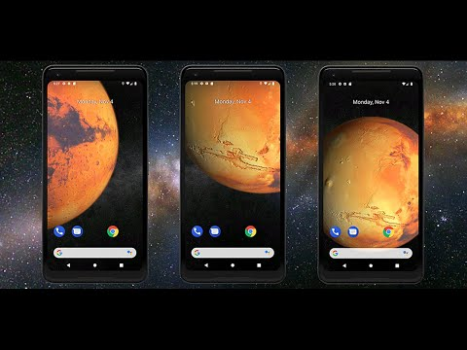 Download Mars 3D Live Wallpaper Personalisasi untuk Android tangkapan layar 8