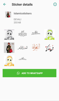 Download Islamic stickers for whatsapp Sosial untuk Android tangkapan layar 3