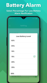 Download Battery Alarm Alat untuk Android tangkapan layar 4