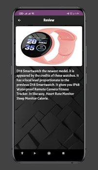 Download D18 Smart Watch guide Alat untuk Android tangkapan layar 4