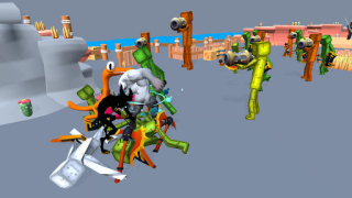 Download Melon vs People Playground 3D Game aksi untuk Android tangkapan layar 6