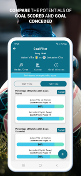 Download Goal Filter - Football Stats Olahraga untuk Android tangkapan layar 2