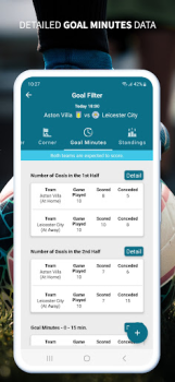 Download Goal Filter - Football Stats Olahraga untuk Android tangkapan layar 7