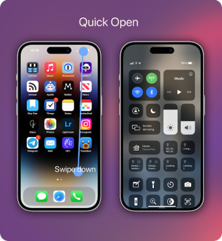 Download Control Center iOS 16 Alat untuk Android tangkapan layar 2