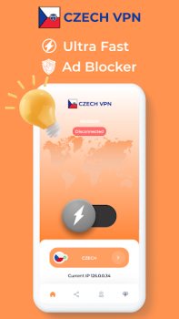 Download Czech Republic VPN Fast Proxy Alat untuk Android tangkapan layar 2