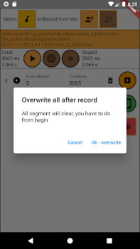 Download Audio splitter Alat untuk Android tangkapan layar 3