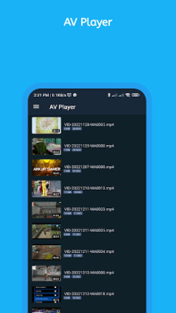 Download AV Player Pemutar & Editor Video untuk Android tangkapan layar 3