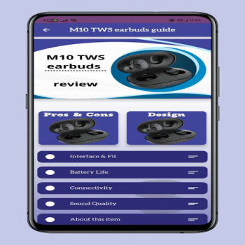 Download M10 TWS earbuds smart help Alat untuk Android tangkapan layar 4