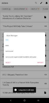 Download BibTex Manager Kerja untuk Android tangkapan layar 3