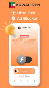 Download Kuwait VPN - Private Proxy Alat untuk Android tangkapan layar 2