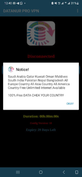 Download DATANUR PRO VPN Alat untuk Android tangkapan layar 2