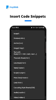 Download HopWeb: Edit & Run PHP/HTML Alat untuk Android tangkapan layar 7