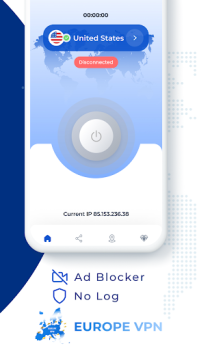 Download Europe VPN - Get Europe IP Alat untuk Android tangkapan layar 2