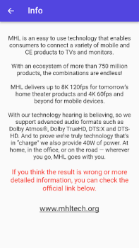 Download MHL Checker - Control HDMI Alat untuk Android tangkapan layar 3