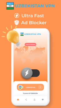 Download Uzbekistan VPN - Private Proxy Alat untuk Android tangkapan layar 2