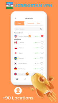 Download Uzbekistan VPN - Private Proxy Alat untuk Android tangkapan layar 3