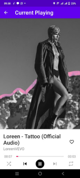 Download Loreen Tattoo Musik dan audio untuk Android tangkapan layar 3