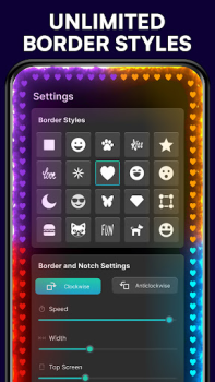 Download Edge Lighting - Colors Border Personalisasi untuk Android tangkapan layar 4