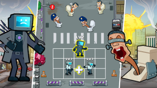 Download Merge War: Monster vs Cyberman Arkade untuk Android tangkapan layar 2