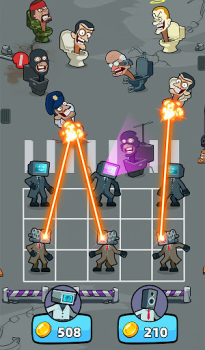 Download Merge War: Monster vs Cyberman Arkade untuk Android tangkapan layar 5
