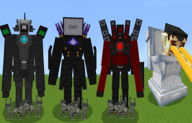 Download Titan TV Man mod for MCPE Personalisasi untuk Android tangkapan layar 3