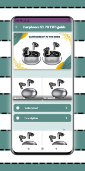 Download Earphones XY-70 TWS guide Berita & Majalah untuk Android tangkapan layar 3