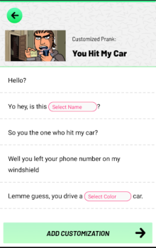 Download PRANK DIAL - Prank Call App Hiburan untuk Android tangkapan layar 4