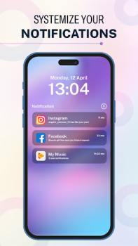Download iOS 17 - Control Center App Personalisasi untuk Android tangkapan layar 7