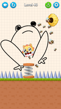 Download Draw to Save - Save the Dog Permainan kasual untuk Android tangkapan layar 3