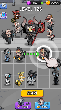 Download Toilet Monster Merge Games Arkade untuk Android tangkapan layar 4