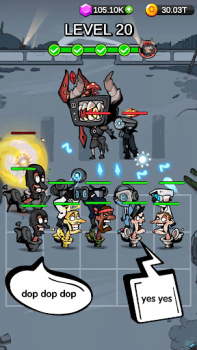 Download Toilet Monster Merge Games Arkade untuk Android tangkapan layar 6