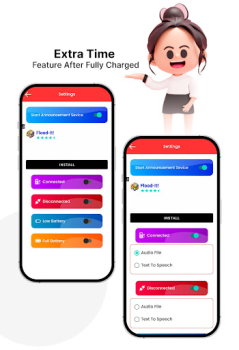 Download Battery Sound Notification Alat untuk Android tangkapan layar 2