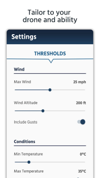 Download Dronecast - Weather & Fly Map Cuaca untuk Android tangkapan layar 5