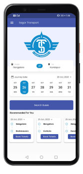 Download Sagar Transport Bepergian untuk Android tangkapan layar 2