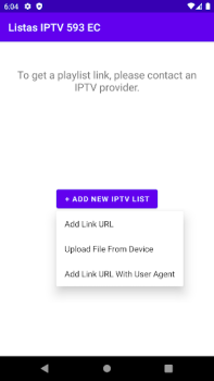 Download Listas IPTV 593 EC Hiburan untuk Android tangkapan layar 6