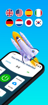 Download Fast VPN Proxy Unlimited 2023 Alat untuk Android tangkapan layar 2