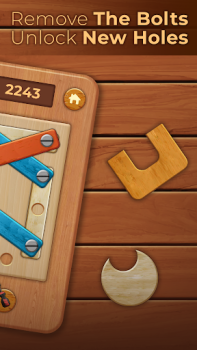 Download Nuts Bolts Wood Puzzle Games Teka-teki untuk Android tangkapan layar 2