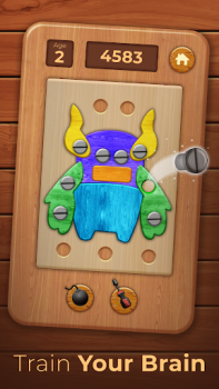 Download Nuts Bolts Wood Puzzle Games Teka-teki untuk Android tangkapan layar 6