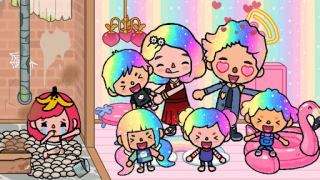 Download Toka Boka Rainbow Hair Girl Hiburan untuk Android tangkapan layar 3