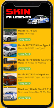 Download Skin FR Legends Livery Mods Hiburan untuk Android tangkapan layar 2