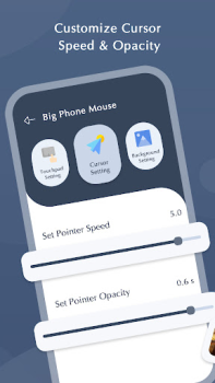 Download Big Phone Mouse - Big Cursor Alat untuk Android tangkapan layar 5