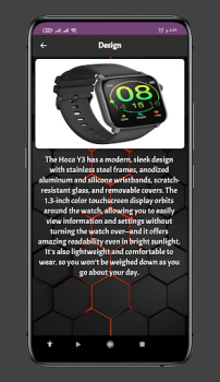 Download Hoco Y3 Smart Watch App Guide Alat untuk Android tangkapan layar 4