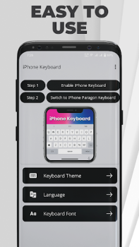 Download iPhone Keyboard Pro - iOS Personalisasi untuk Android tangkapan layar 2