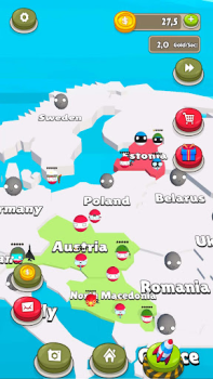 Download Country Balls: Idle War 3D Arkade untuk Android tangkapan layar 2