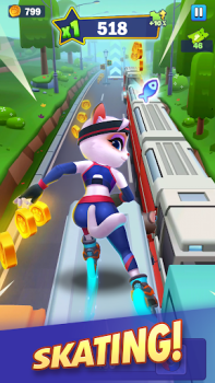 Download Runner Heroes: Endless Skating Game aksi untuk Android tangkapan layar 2