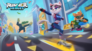Download Runner Heroes: Endless Skating Game aksi untuk Android tangkapan layar 6